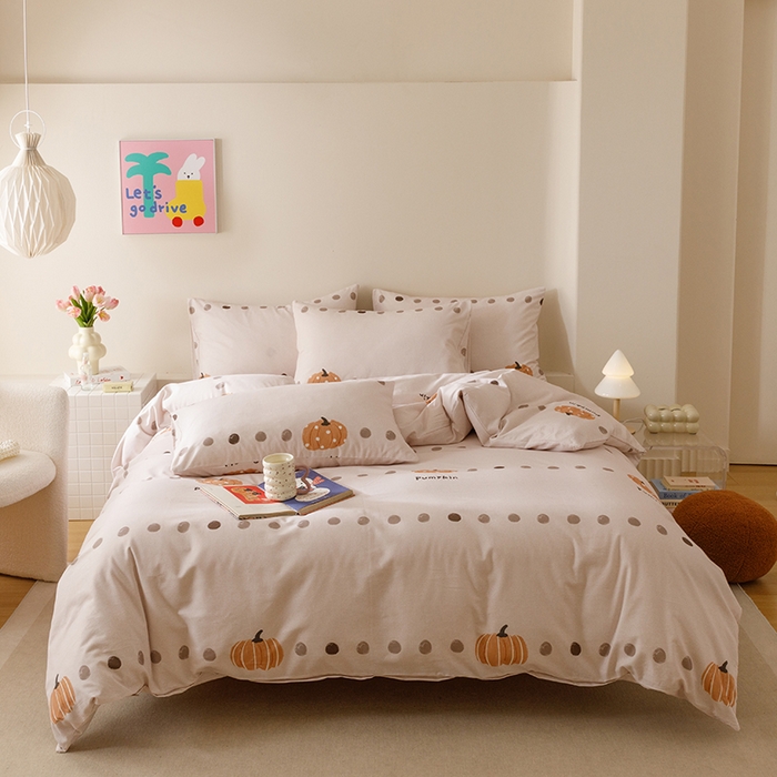 91家纺网 家纺一手货源 找家纺 （总）爱思佳 2025新款加厚全棉磨毛单品套件系列-四件套