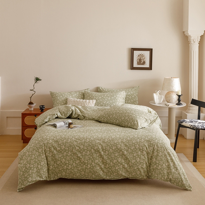 91家纺网 家纺一手货源 找家纺 （总）爱思佳 2025新款加厚全棉磨毛单品套件系列-四件套