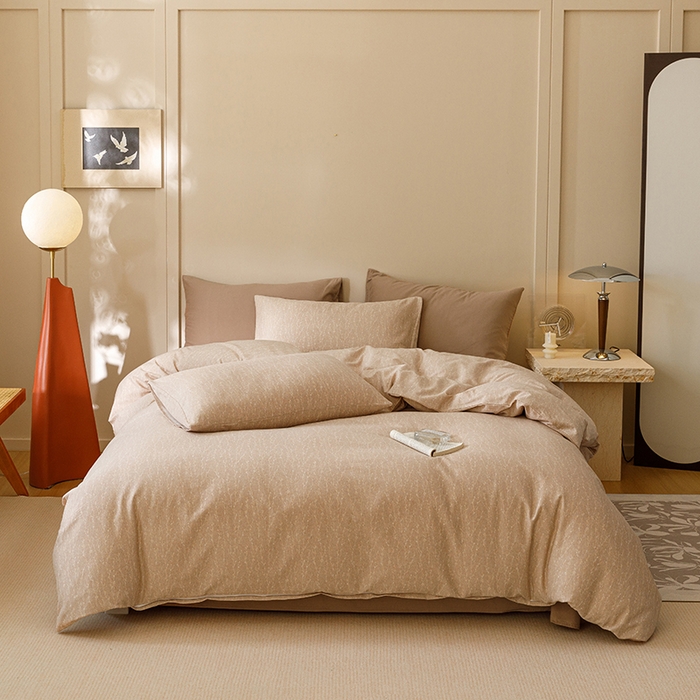 91家纺网 家纺一手货源 找家纺 （总）爱思佳 2025新款加厚全棉磨毛单品套件系列-四件套