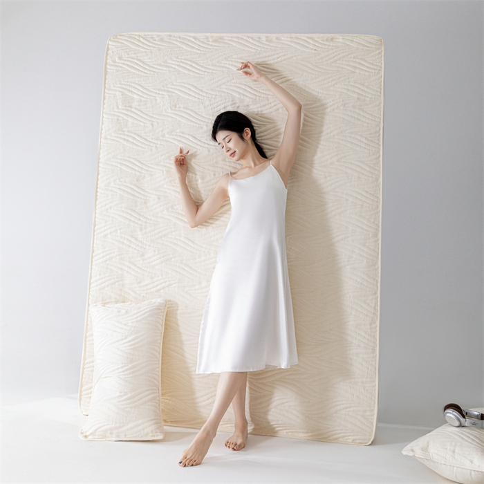 91家纺网 家纺一手货源 找家纺 北极情 2025新款A类原棉大豆夹棉床笠 奶白