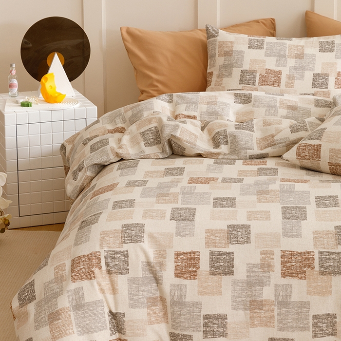 91家纺网 家纺一手货源 找家纺 爱思佳 2025新款加厚全棉磨毛单品套件系列-四件套 品格