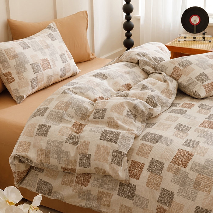 91家纺网 家纺一手货源 找家纺 爱思佳 2025新款加厚全棉磨毛单品套件系列-四件套 品格