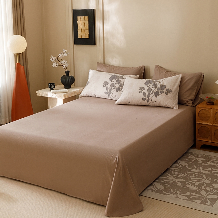 91家纺网 家纺一手货源 找家纺 爱思佳 2025新款加厚全棉磨毛单品套件系列-四件套 诗蒂