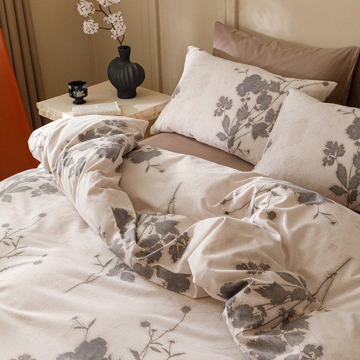 91家纺网 家纺一手货源 找家纺 爱思佳 2025新款加厚全棉磨毛单品套件系列-四件套 诗蒂