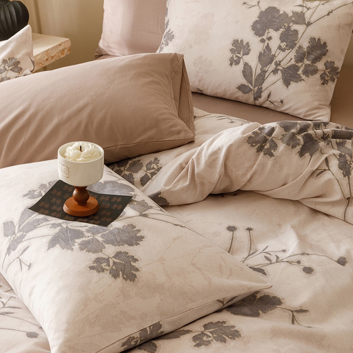 91家纺网 家纺一手货源 找家纺 爱思佳 2025新款加厚全棉磨毛单品套件系列-四件套 诗蒂