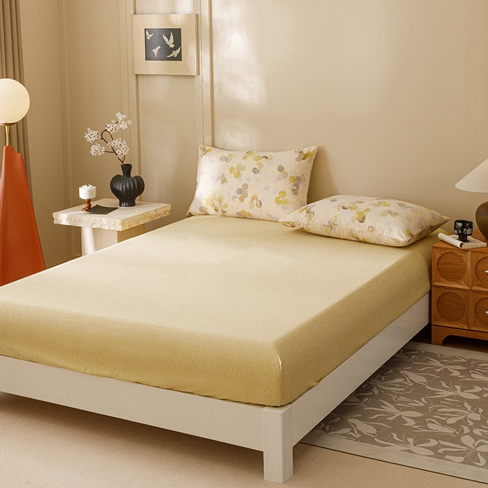 91家纺网 家纺一手货源 找家纺 爱思佳 2025新款加厚全棉磨毛单品套件系列-四件套 四季风