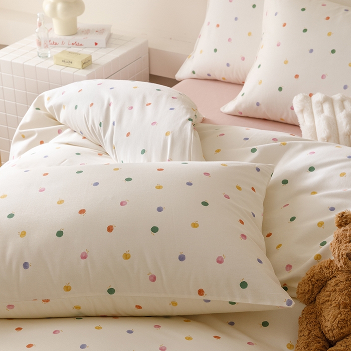 91家纺网 家纺一手货源 找家纺 爱思佳 2025新款加厚全棉磨毛单品套件系列-四件套 甜心乐园