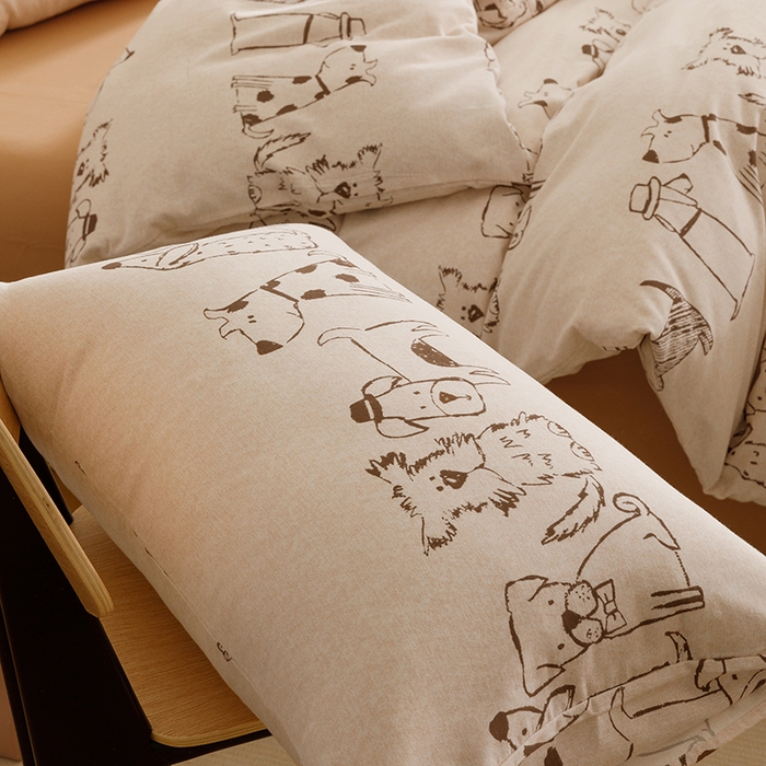 91家纺网 家纺一手货源 找家纺 爱思佳 2025新款加厚全棉磨毛单品套件系列-四件套 旺仔派