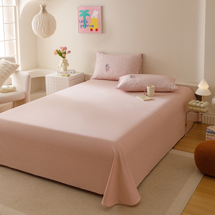 91家纺网 家纺一手货源 找家纺 爱思佳 2025新款加厚全棉磨毛单品套件系列-四件套 幸福熊AA