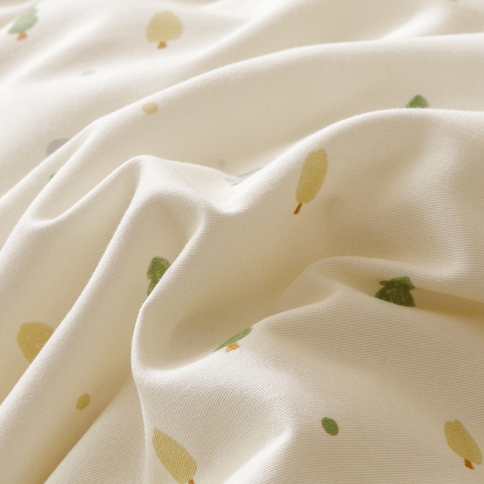 91家纺网 家纺一手货源 找家纺 爱思佳 2025新款加厚全棉磨毛单品套件系列-四件套 叶叶情深