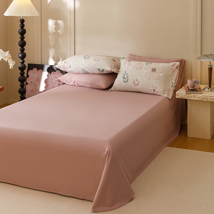 91家纺网 家纺一手货源 找家纺 爱思佳 2025新款加厚全棉磨毛单品套件系列-四件套 伊甸园