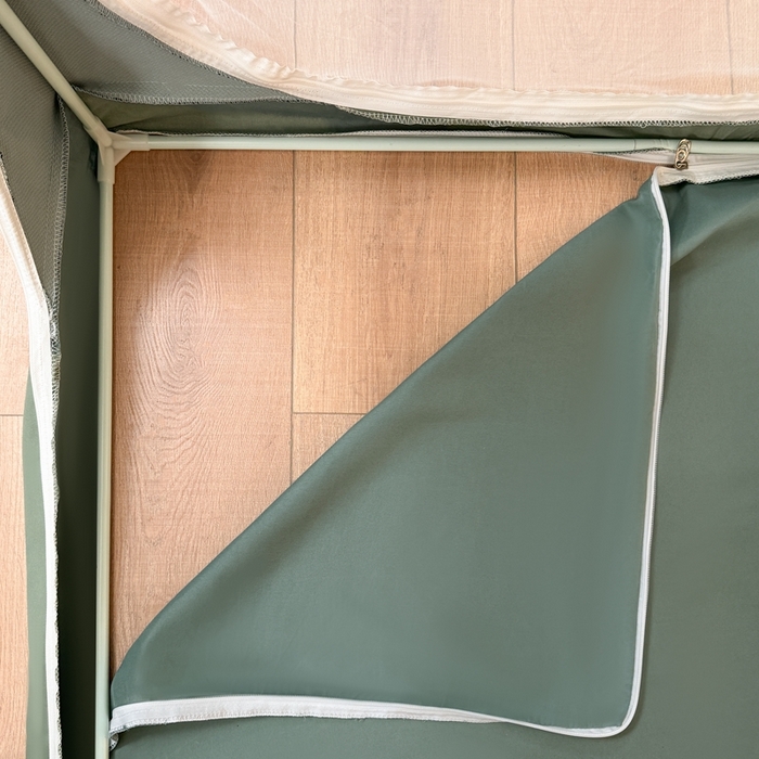 91家纺网 家纺一手货源 找家纺 （总）飞轮海蚊帐 新款棉麻学生宿舍三开门遮光蚊帐-XZ-96 回底 全底 加高1.2