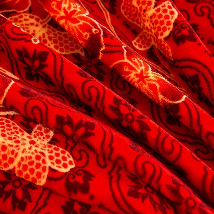 91家纺网 家纺一手货源 找家纺 硕喜 2025新款学生宿舍床系列牛奶绒学生三件套 鸾凤和鸣