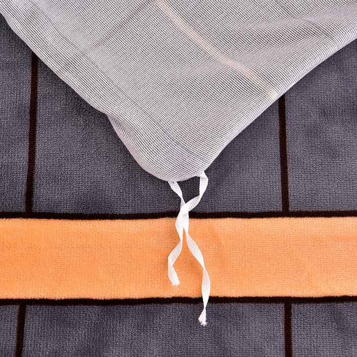 91家纺网 家纺一手货源 找家纺 硕喜 2025新款新8.5斤法莱绒四件套珊瑚牛奶金貂绒四件套床裙款 格调枫桦