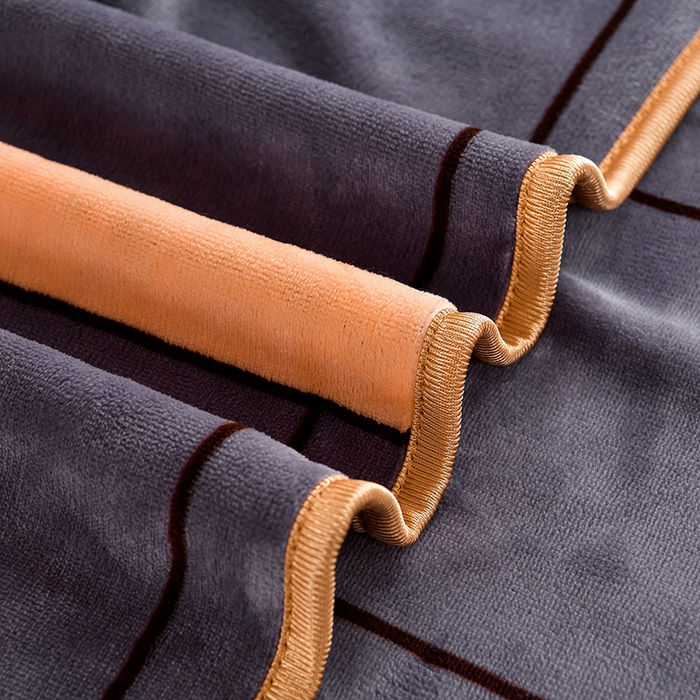 91家纺网 家纺一手货源 找家纺 硕喜 2025新款学生宿舍床系列牛奶绒学生三件套 格调枫桦