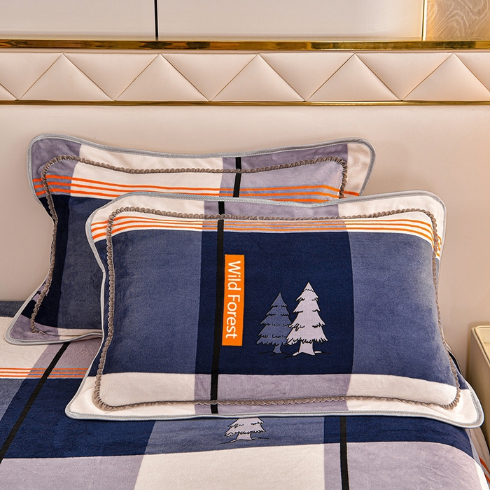 91家纺网 家纺一手货源 找家纺 硕喜 2025新款新8.5斤法莱绒四件套珊瑚牛奶金貂绒四件套床裙款 格调生活