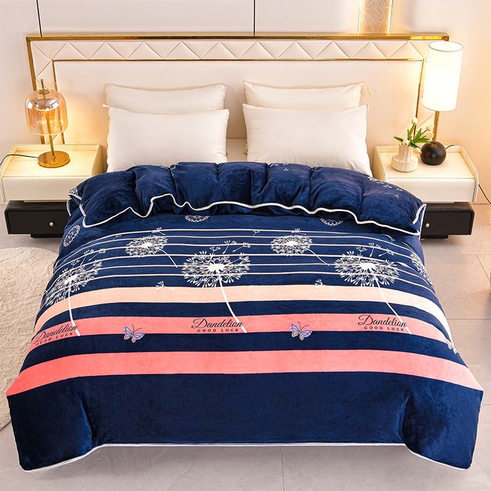 91家纺网 家纺一手货源 找家纺 （总）硕喜 2025新款加厚牛奶绒法莱绒金貂绒单被套