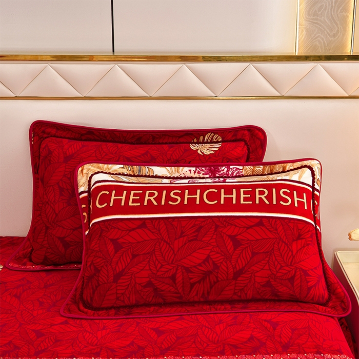 91家纺网 家纺一手货源 找家纺 硕喜 2025新款新8.5斤法莱绒四件套珊瑚牛奶金貂绒四件套床裙款 多彩人生