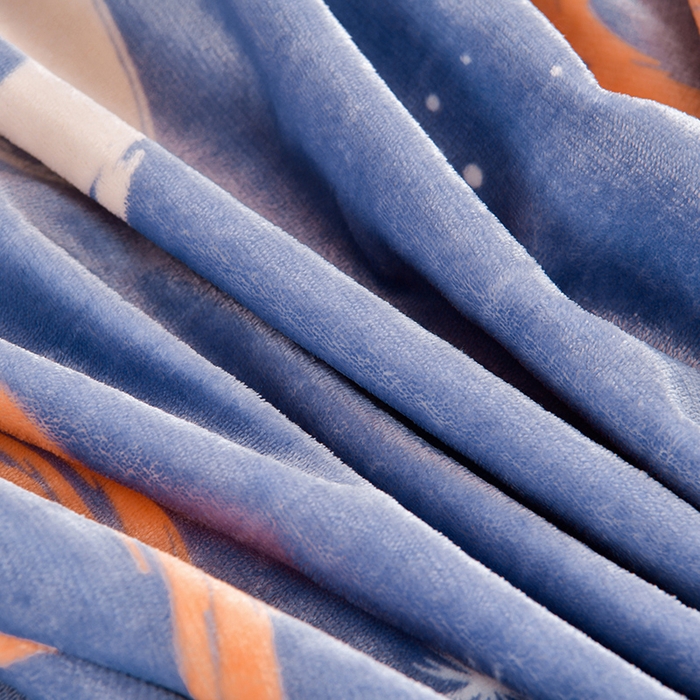 91家纺网 家纺一手货源 找家纺 硕喜 2025新款学生宿舍床系列牛奶绒学生三件套 心心相印