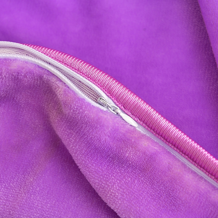 91家纺网 家纺一手货源 找家纺 硕喜 2025新款新8.5斤法莱绒四件套珊瑚牛奶金貂绒四件套床裙款 紫罗兰