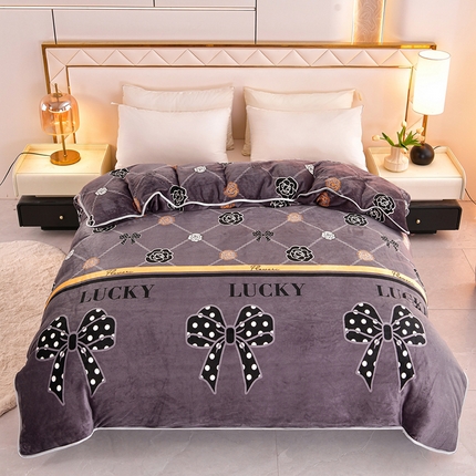 91家纺网 家纺一手货源 找家纺 （总）硕喜 2025新款加厚牛奶绒法莱绒金貂绒单被套