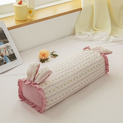 眠多宝 2025新款全棉双层纱萌兔荞麦护颈枕枕头枕芯 清风