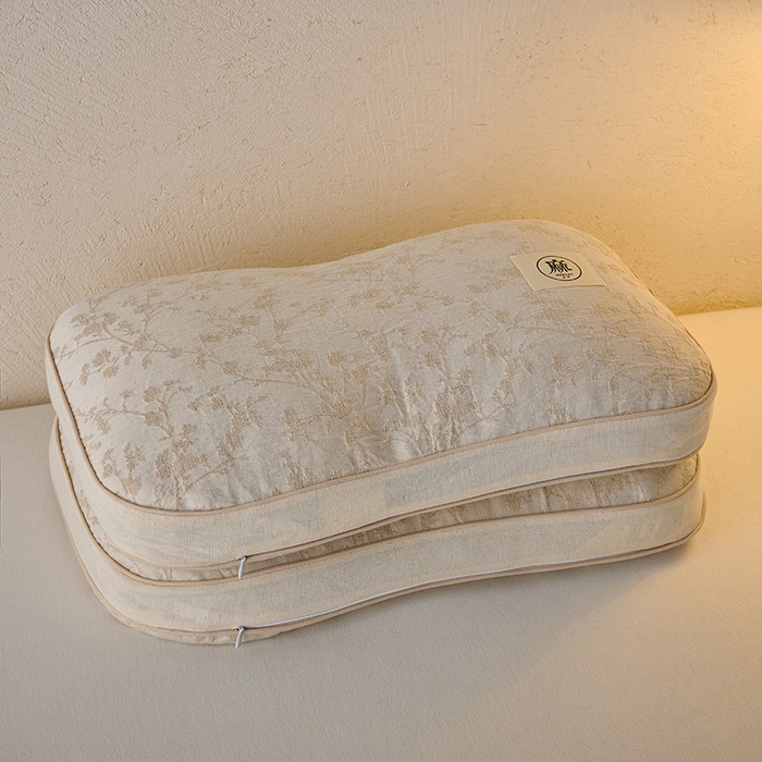 91家纺网 家纺一手货源 找家纺 （总）明星枕业 2025新款棉麻荞麦枕纯棉成人枕头亚麻提花家用学枕芯生助睡眠可拆卸护颈