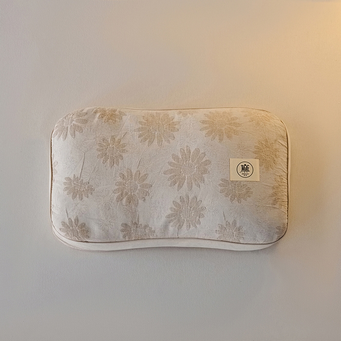 91家纺网 家纺一手货源 找家纺 （总）明星枕业 2025新款棉麻荞麦枕纯棉成人枕头亚麻提花家用学枕芯生助睡眠可拆卸护颈