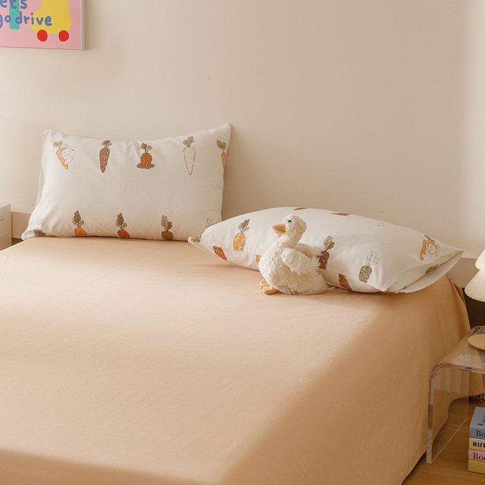 91家纺网 家纺一手货源 找家纺 （总）爱思佳 2025新款加厚全棉磨毛单品套件系列-单枕套