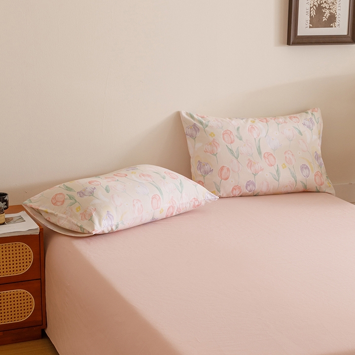 91家纺网 家纺一手货源 找家纺 （总）爱思佳 2025新款加厚全棉磨毛单品套件系列-单枕套