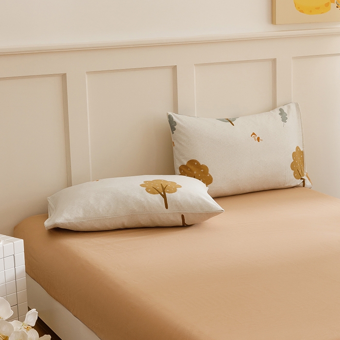 91家纺网 家纺一手货源 找家纺 （总）爱思佳 2025新款加厚全棉磨毛单品套件系列-单枕套