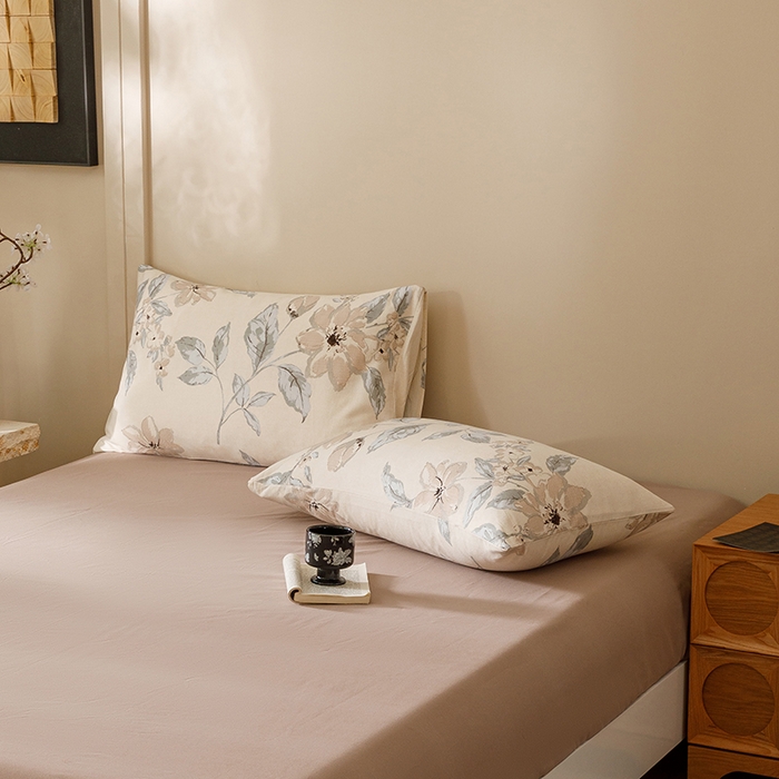 91家纺网 家纺一手货源 找家纺 （总）爱思佳 2025新款加厚全棉磨毛单品套件系列-单枕套