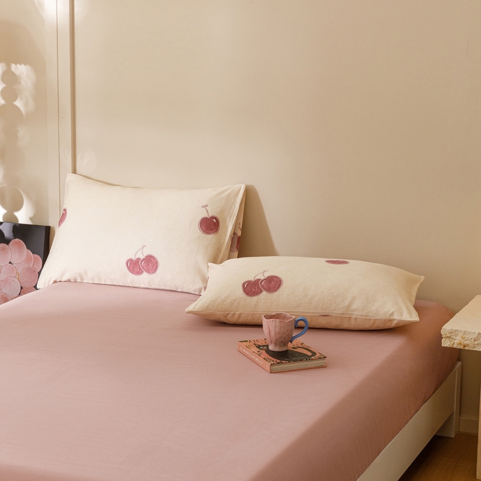 91家纺网 家纺一手货源 找家纺 （总）爱思佳 2025新款加厚全棉磨毛单品套件系列-单枕套