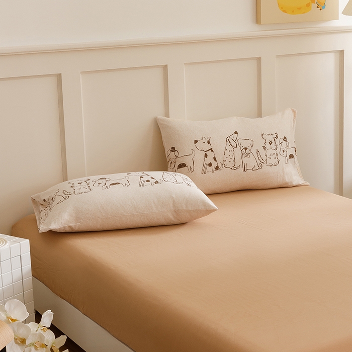 91家纺网 家纺一手货源 找家纺 （总）爱思佳 2025新款加厚全棉磨毛单品套件系列-单枕套