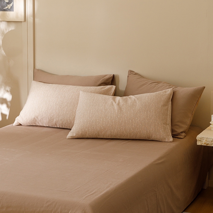 91家纺网 家纺一手货源 找家纺 （总）爱思佳 2025新款加厚全棉磨毛单品套件系列-单枕套