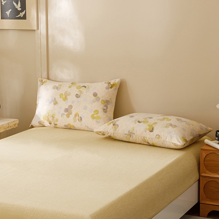 爱思佳 2025新款加厚全棉磨毛单品套件系列-单枕套 四季风