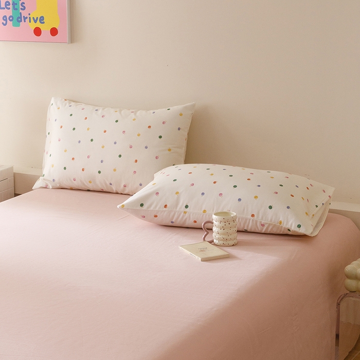 爱思佳 2025新款加厚全棉磨毛单品套件系列-单枕套 甜心乐园