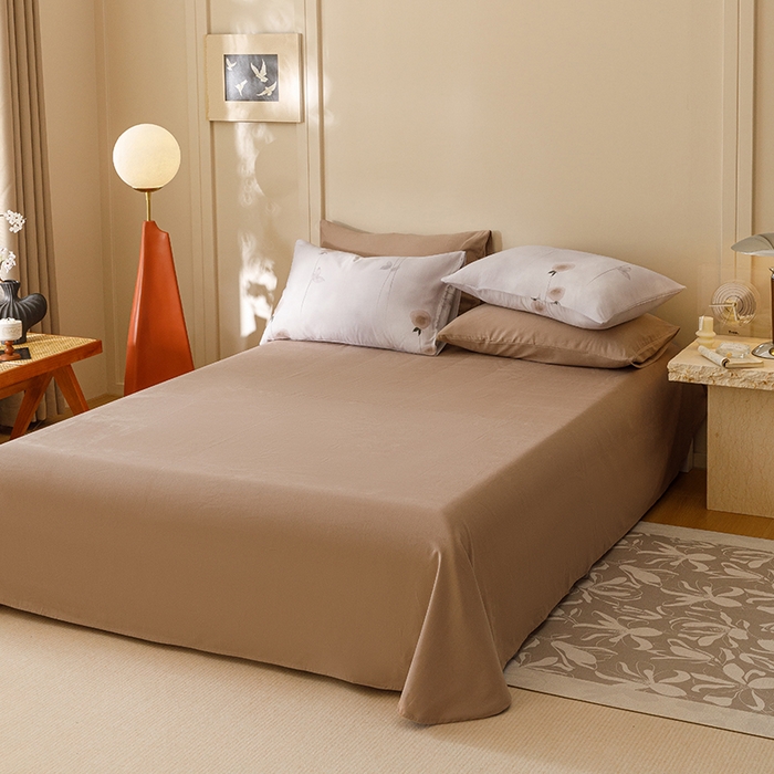 91家纺网 家纺一手货源 找家纺 爱思佳 2025新款加厚全棉磨毛单品套件系列-单床单 业大咖