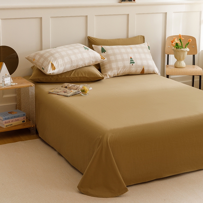 91家纺网 家纺一手货源 找家纺 （总）爱思佳 2025新款加厚全棉磨毛单品套件系列-单床单