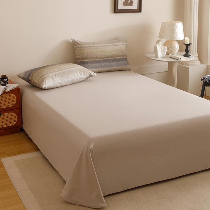 91家纺网 家纺一手货源 找家纺 （总）爱思佳 2025新款加厚全棉磨毛单品套件系列-单床单