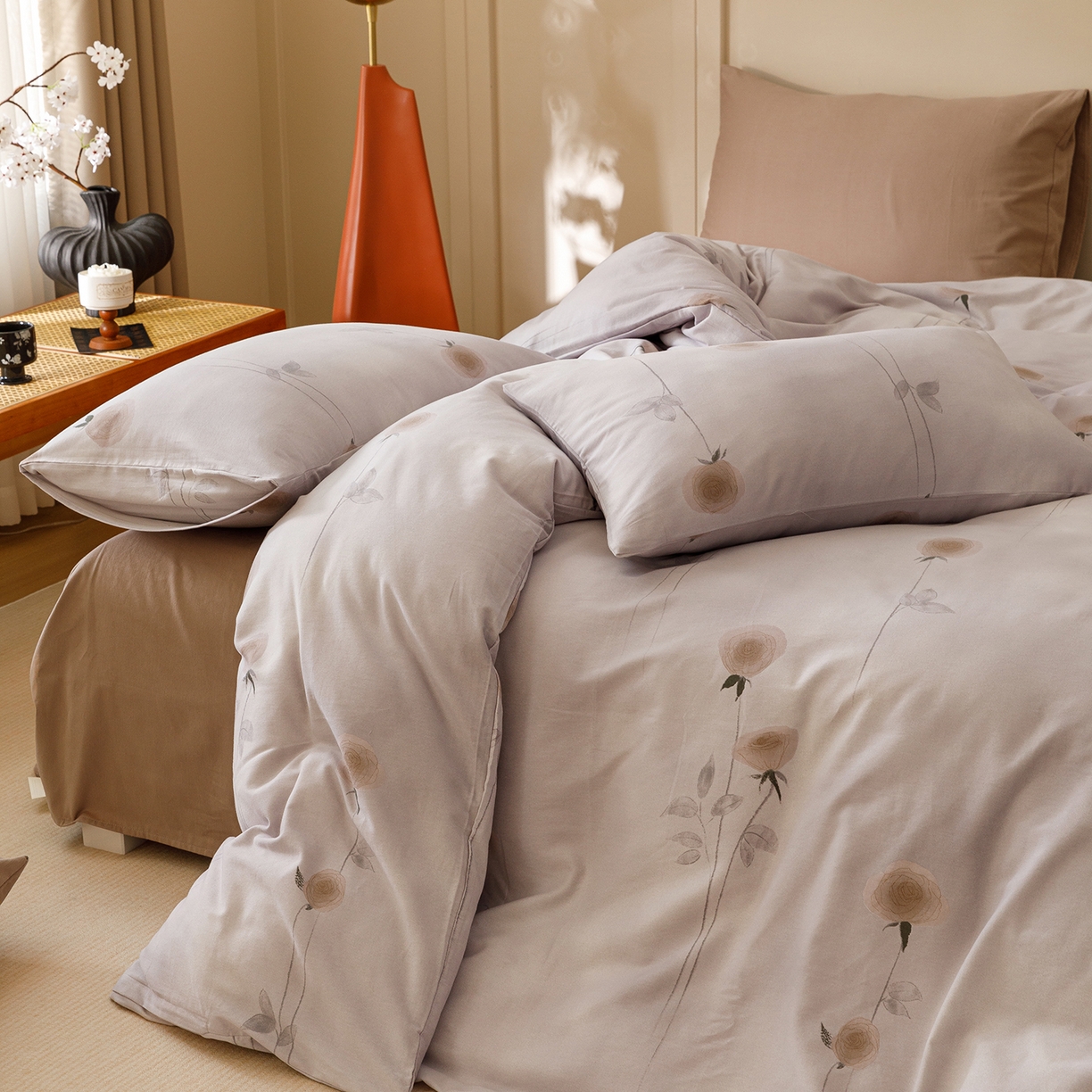 91家纺网 家纺一手货源 找家纺 （总）爱思佳 2025新款加厚全棉磨毛单品套件系列-单被套