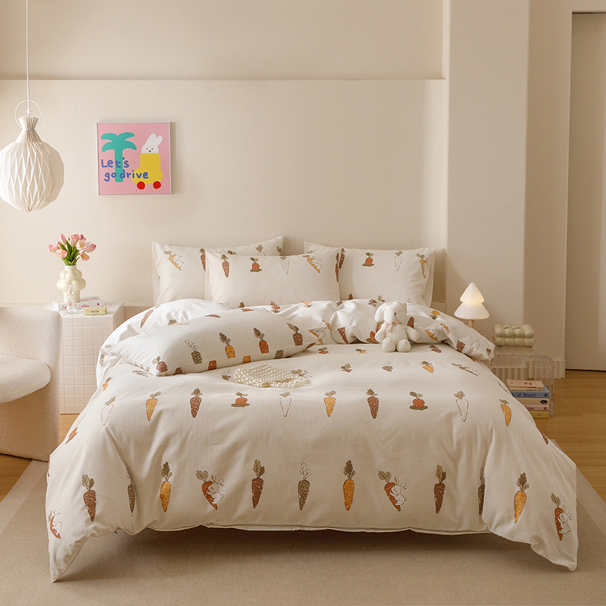 91家纺网 家纺一手货源 找家纺 （总）爱思佳 2025新款加厚全棉磨毛单品套件系列-单被套