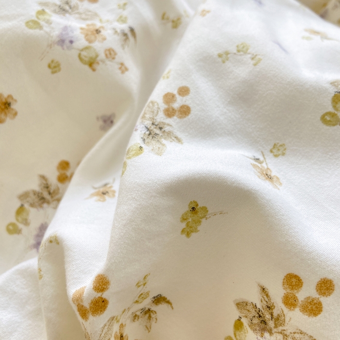 91家纺网 家纺一手货源 找家纺 大麦家纺 25年新款高克重印花水洗棉花边四件套 繁花