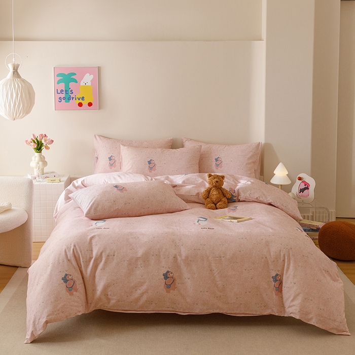 91家纺网 家纺一手货源 找家纺 （总）爱思佳 2025新款加厚全棉磨毛单品套件系列-单被套