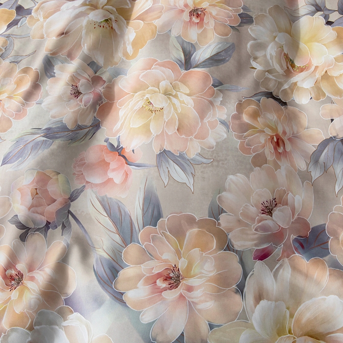 91家纺网 家纺一手货源 找家纺 找底底家纺 2025新款御锦棉印花四件套系列 繁花似锦