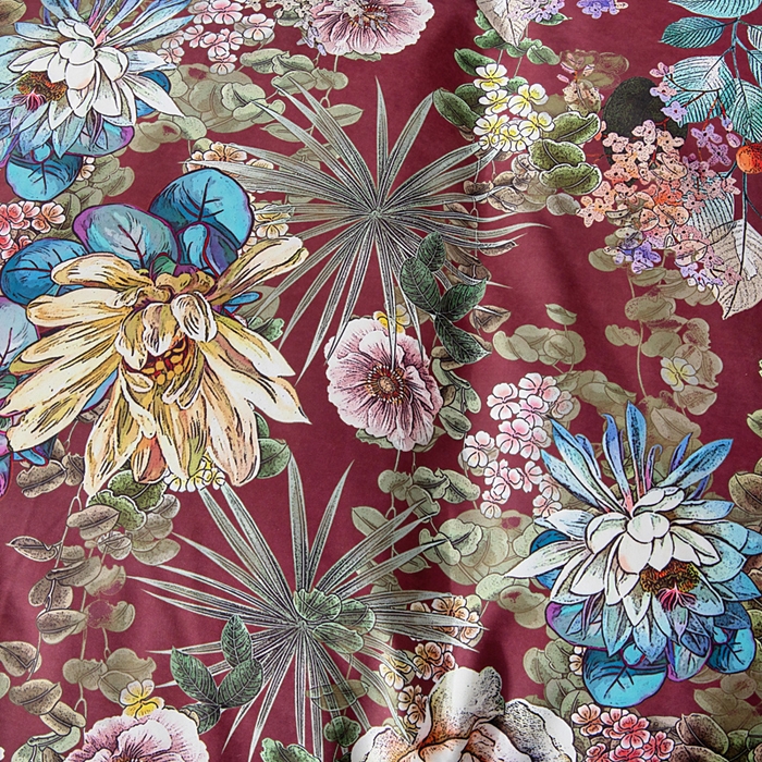 91家纺网 家纺一手货源 找家纺 找底底家纺 2025新款御锦棉印花四件套系列 芙朵