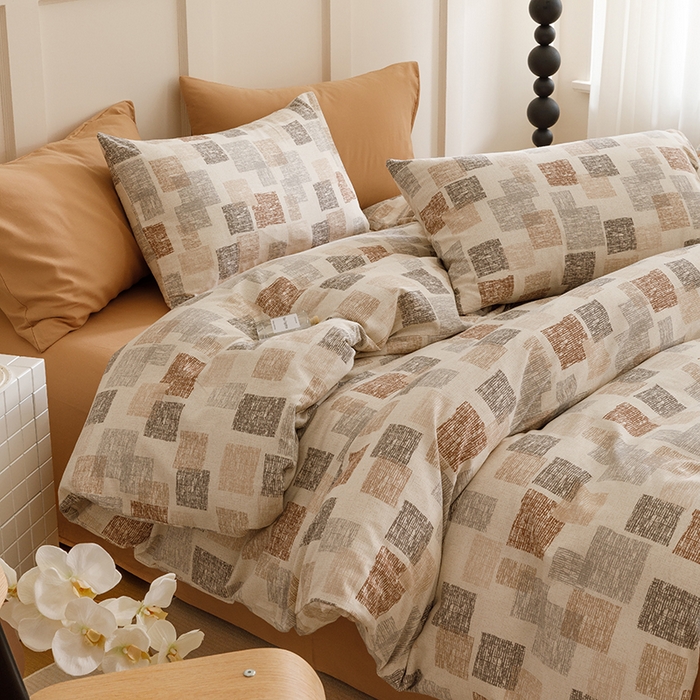 91家纺网 家纺一手货源 找家纺 爱思佳 2025新款加厚全棉磨毛单品套件系列-单被套 品格