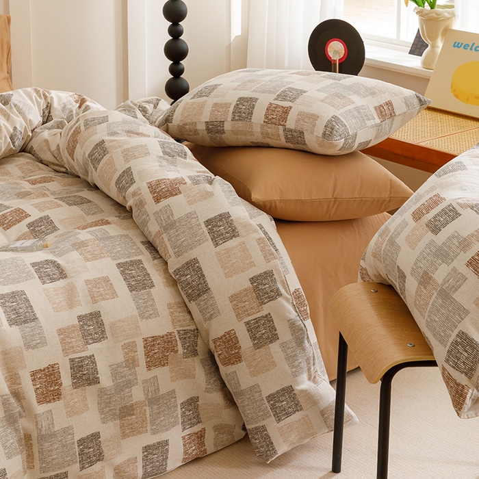 91家纺网 家纺一手货源 找家纺 爱思佳 2025新款加厚全棉磨毛单品套件系列-单被套 品格