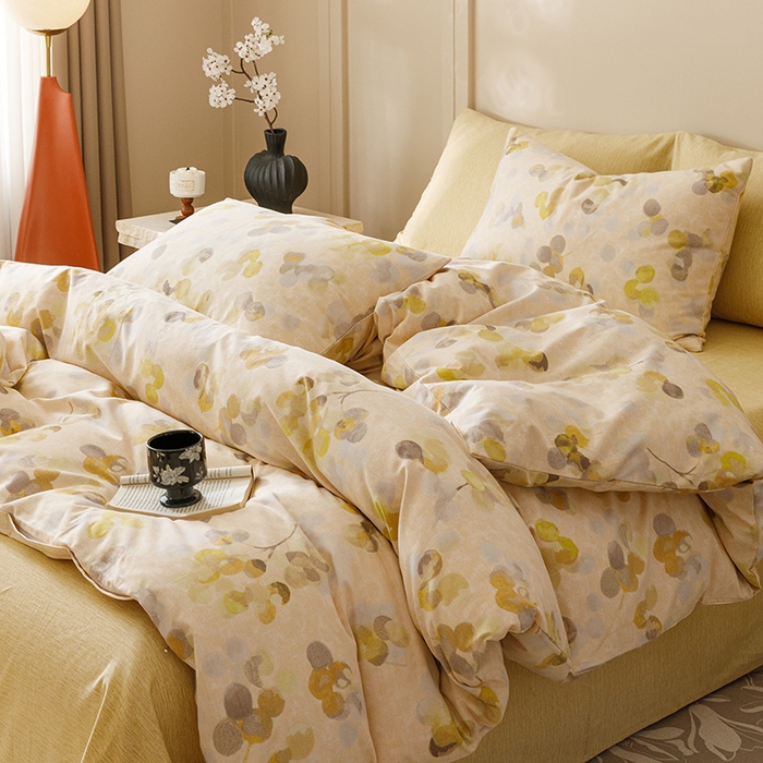 91家纺网 家纺一手货源 找家纺 爱思佳 2025新款加厚全棉磨毛单品套件系列-单被套 四季风