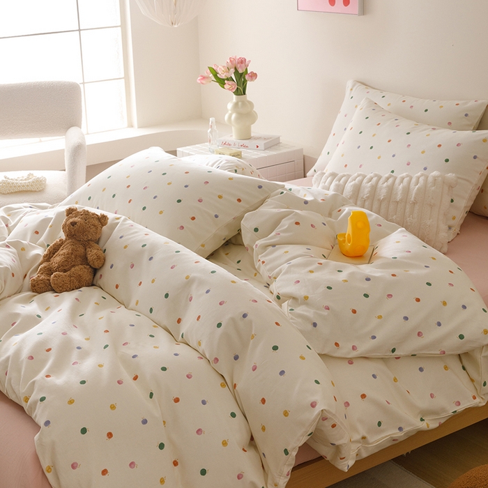 91家纺网 家纺一手货源 找家纺 爱思佳 2025新款加厚全棉磨毛单品套件系列-单被套 甜心乐园